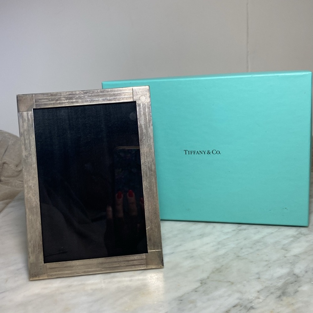 Rare Vintage Tiffany & Co. Sterling Silver Rectangle Picture Photo Frame